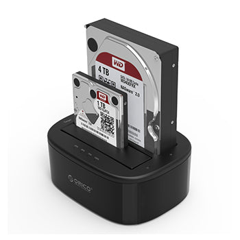 ORICO 2.5/3.5 inch USB3.0 1 to 1 Clone Dual-Bay HDD and SSD Hard Drive Dock (6228US3-C) ORICO 2.5/3.5 inch USB3.0 1 to 1 Clone Dual-Bay HDD and SSD Hard Drive Dock (6228US3-C)